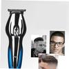 SHERCHPRY 1Pc USB Rechargeable Multi Function Hair Cutting Men Electric Shaver Nose Hair Trimmer and Beard Grooming Kit with Head Compact Design for Travel Black view 2