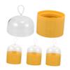 Beaupretty 4Pcs Makeup Sponge Holder Case Portable Travel Design with Lanyard Dust Storage for Beauty Sponges for Makeup Lovers and Professionals view 1