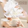 2-Piece Soap Bar Loofah Pouch, 2-in-1 Exfoliating Bathing Sponge (Coffee) view 4