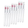 PACKOVE 9Pcs Lip Brushes Versatile Applicators for Lipstick Lip Oil and Lip Gloss Handle Watermelon Transparent and Easy to Clean view 1