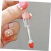 PACKOVE 9Pcs Lip Brushes Versatile Applicators for Lipstick Lip Oil and Lip Gloss Handle Watermelon Transparent and Easy to Clean view 4