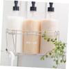 Beaupretty Bathroom Corner Razor Holder Wall Mounted Hair Tool Organizer Adhesive Hook Space-Saving Shaver Storage for Shower and Bathroom Accessories view 4
