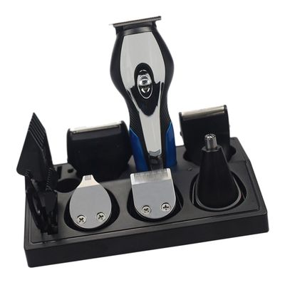 FOYTOKI 1Pc Rechargeable Electric Shaver Facial Grooming Kit for Men Multi Function Hair Cutting Set with Nose Hair Trimmer Carving
