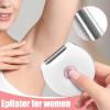 Ladies Electric Shaver, Rechargeable Women Body Electric Shaver, Dry Wet Waterproof Tool with Detachable Head for Daily Grooming Sensitive Skin Legs Arms Armpit view 2