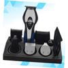 Healvian 1Pc USB Rechargeable Multi Function Facial Grooming Kit for Men Electric Razor Nose Hair Shaver and Hair Cutting Shears with Compact Design and Blades view 2