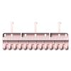 NOLITOY Hair Extension Holder Multi Layer Hair Rack for Easy Styling Storage No Drill Wall Mount Organizer for Salons Bathrooms Space Saving view 1