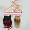 NOLITOY Hair Extension Holder Multi Layer Hair Rack for Easy Styling Storage No Drill Wall Mount Organizer for Salons Bathrooms Space Saving view 4