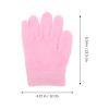 DEARMAMY 2Pairs Moisturizing Gel Gloves and Socks Women and Men of Lightweight Hand and Foot Covers Fast Absorption Reusable Pink for Dry Skin view 4