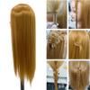 26"-28" Light Auburn Hair Mannequin Head Practicing Braiding, Cosmetology Mannequin Head with Hair for Styling, Training Head for Group Practice Braids Skills and Have Fun view 3