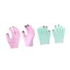 FONDOTIN 2Pairs Moisturizing Touch Screen Gloves Gel Hand for Dry Cracked Hands Reusable Beauty Care Gloves for Nighttime Use Smooth Skin Repair and Nourishment view 1