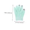 FONDOTIN 2Pairs Moisturizing Touch Screen Gloves Gel Hand for Dry Cracked Hands Reusable Beauty Care Gloves for Nighttime Use Smooth Skin Repair and Nourishment view 4