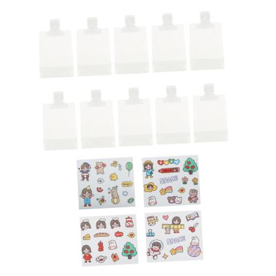 PACKOVE 1Set Portable Lotion Dispensing Bags Travel Friendly Leakproof Sample Bags for Cosmetics with Easy Opening Design for Toiletries and Travel Essentials