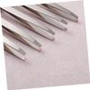 CALLARON 2Pcs Dual Use Stainless Steel Eyebrow Tweezers for Shaped Brows Ergonomic Design for Easy Use Lightweight Makeup Clamps for Eyebrow Shaping and False Lash Application view 3