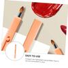 Gogogmee Retractable Lip Brush Lid Portable Lipstick Applicator Warm Orange for Travel and Makeup Lovers view 3