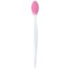 Silicone Cleansing Brush, Double-Sided Silicone Exfoliating Brush, Men's and Women's Exfoliating Brush, Gentle Exfoliating, Removing Blackheads, Cleaning Pores(Pink,2PCS) view 1