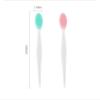Silicone Cleansing Brush, Double-Sided Silicone Exfoliating Brush, Men's and Women's Exfoliating Brush, Gentle Exfoliating, Removing Blackheads, Cleaning Pores(Pink,2PCS) view 2