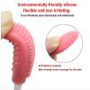 Silicone Cleansing Brush, Double-Sided Silicone Exfoliating Brush, Men's and Women's Exfoliating Brush, Gentle Exfoliating, Removing Blackheads, Cleaning Pores(Pink,2PCS) view 4