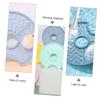 BIUDECO 2Pcs Silicone Makeup Brush Cleaning Mat Beauty Tool for Efficient Brush Cleaning Portable Design for Easy Use Anywhere view 4