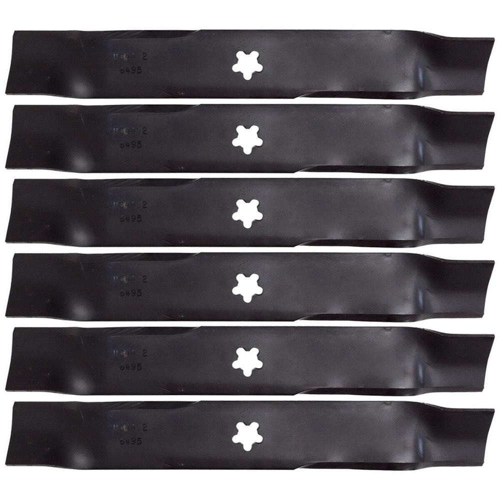 #US Replacement Parts 6PK Mulching Blade for AYP for Husqvarna 159705 170698 176084 532176084 (Thoq#23525-07292)