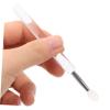 Beavorty 5Pcs Silicone Lip Brush Applicator Transparent Head Makeup Tool for Lipstick Lip Mask Eyeshadow and Blush Portable Skin Friendly Beauty Brushes for Travel and Home view 3