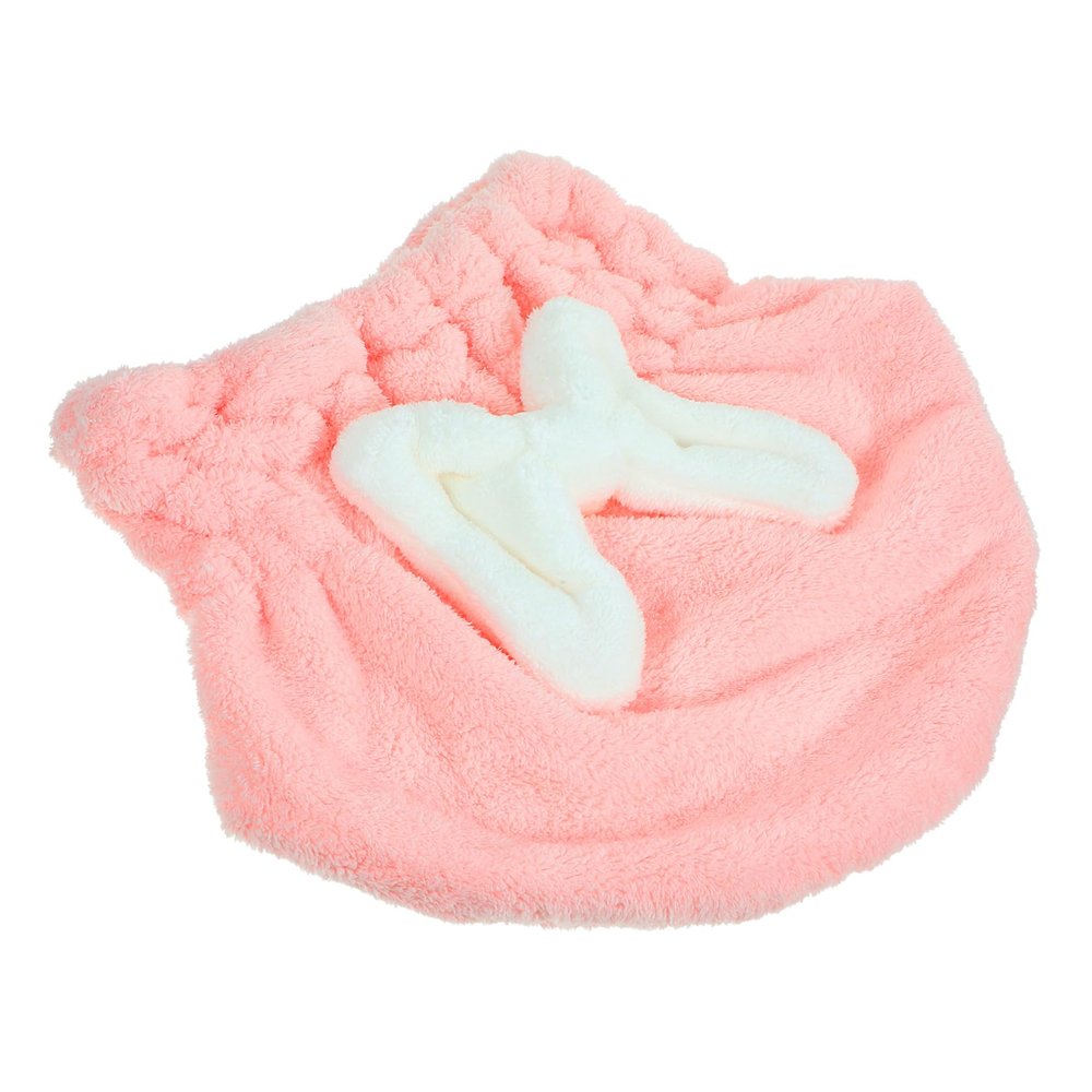 HONMEET Super Absorbent Dry Hair Cap with Bow Knot Design Quick Drying Bath Cap for Women Lightweight Portable Hair Towel for Travel Daily Use Safe Reusable