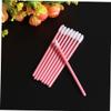 FOMIYES 200pcs Lip Brush Eye Shadow Brush Disposable Flocked Sponge Head Makeup Tool Kit for Lipstick view 2