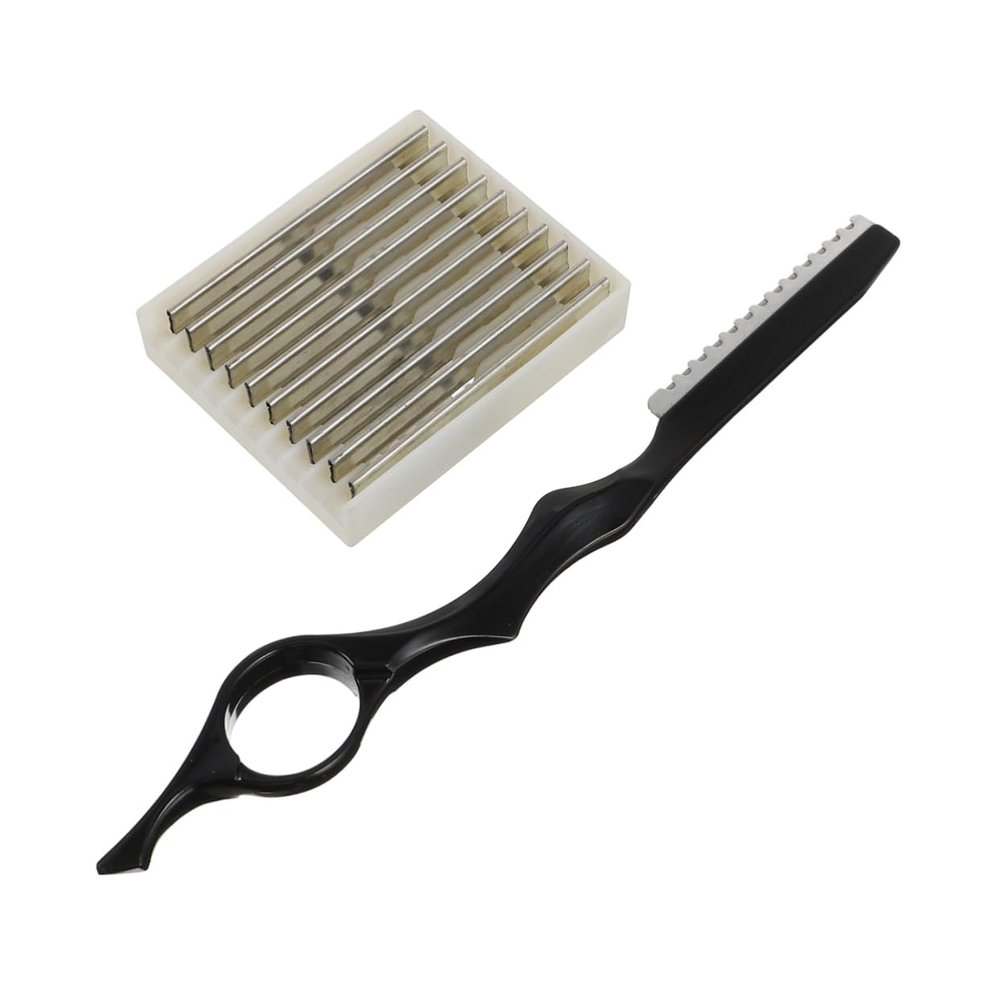FOMIYES 1Set Hairdressing Shaver with Blades Home Haircut Kit for Easy Hair Thinning and Beard Shaving Lightweight Design for Men Durable and Practical Razor