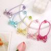 10 Pack Hair Balls for Girls Hair,Hair Ties for Girls Toddler Kids Ponytail Holders Hair knockers Cute Hair Accessories (yellow pink purple rose blue) view 4