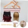 Beaupretty Hair Extension Holder Rack Multi Layer Organizer for Salon Home Use for Washing Drying Hairpieces Space Saving Design Efficient Hair Storage view 3