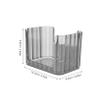 ABOOFAN Narrow Transparent Makeup Organizer Bathroom Storage Box with Dividable Compartments for Perfume Skincare Cosmetics Stylish Countertop for Neat Organization view 2