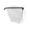ABOOFAN Gym Sack Capacity Clear Toiletry Bag for Men and Women Travel Essential Cosmetic Storage Portable Drawstring Design for Swimming Gym and Bathroom Use view 2