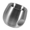 WOFASHPURET Stainless Steel Shaving Bowl for Men Double Layer Capacity Lathering Mug for Salon and Home Use for Efficient Preparation and Multiuse view 1