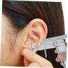 SAFIGLE 1Set Painless Ear Piercing Tool Kit Manual Ear Piercer Studs Safe and Allergy Ear Piercing Gun for Quick Home Use view 2