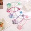 10 Pack Hair Balls for Girls Hair,Hair Ties for Girls Toddler Kids Ponytail Holders Hair knockers Cute Hair Accessories (pink blue green purple rose) view 4