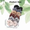 12PCS Satin Scrunchies Pack for Women and Girls, Soft Silk Hair Ties for Sleeping, No-Damage Satin Ponytail Holders for Thick or Curly Hair view 2