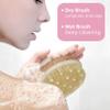 2 Pcs Dry Brushing Body Brush with Massage Nodes,Exfoliating Brush Body Scrubber for Dry Skin, Lymphatic Drainage,Promote Circulation,Soft Skin view 3