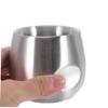 NOLITOY Men Double Layer Stainless Steel Shaving Bowl Drop Shaving Mug for Comfortable Grooming Capacity Holder Versatile Use for Salon Home view 4