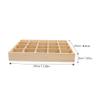 Amosfun Dustproof Makeup Organizer Wooden Trinket Box Dividers Earring Organizer Jewelry Holder view 2