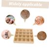 Amosfun Dustproof Makeup Organizer Wooden Trinket Box Dividers Earring Organizer Jewelry Holder view 3