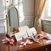 100 Pcs White Hair Clip Display Cards Hair Bow Hairpin Packing Cards Hair Accessories Holder Paper Cardboard for Hair Claw Clips, Hair Clip Holder Hair Accessories Display and Organizing view 2