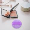 Healvian 5Pcs Purple Velour Makeup Powder Sponges for Loose Powder and Foundation Double-Sided Applicators for Women for Cosmetic Use and Touch-Ups view 3