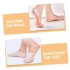 BCOATH 1Pair Silicone Moisturizing Socks for Women Flexible Foot Covers for Dry Cracked Heels for and Daily Skin view 3