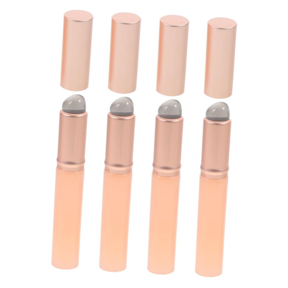 Ipetboom 4Pcs Lip Gloss Brushes Lip Applicator for Lip Balm Portable Makeup Tools for Women Durable Plastic Lipstick Brush Versatile Lip Brush Applicators