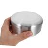 Anneome Men Stainless Steel Shaving Bowl with Lid Durable Reusable Shaving Soap Cup for Easy Cleaning Bathroom Decor and Long Term Use view 4