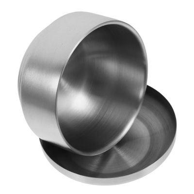PartyKindom Stainless Steel Shaving Bowl with Lid Durable Mixing Bowl for Shaving Soap Cream Ergonomic Design for Easy Use for Men Grooming and Bathroom Decor