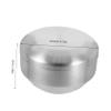 PartyKindom Stainless Steel Shaving Bowl with Lid Durable Mixing Bowl for Shaving Soap Cream Ergonomic Design for Easy Use for Men Grooming and Bathroom Decor view 2