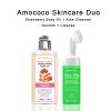 Amococo Skincare Duo: Strawberry Shortcake Body Oil (220ml) + Aloe Vera Cleanser (100ml) | Nourish & Cleanse view 2