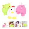 Gogogmee 3Pcs Cartoon Exfoliating Gloves for Soft Body Scrub Mitts Gentle Bathing Supply for Deep Skin Cleanse for Hotels and Home Use view 2
