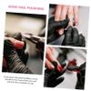 SHERCHPRY Nail Drill Bits Set 10-Piece Manicure Grinding Heads for Nail Art Ceramic Pink Corn Shape for Home and Salon Use view 3