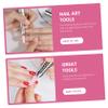 SHERCHPRY Nail Drill Bits Set 10-Piece Manicure Grinding Heads for Nail Art Ceramic Pink Corn Shape for Home and Salon Use view 4